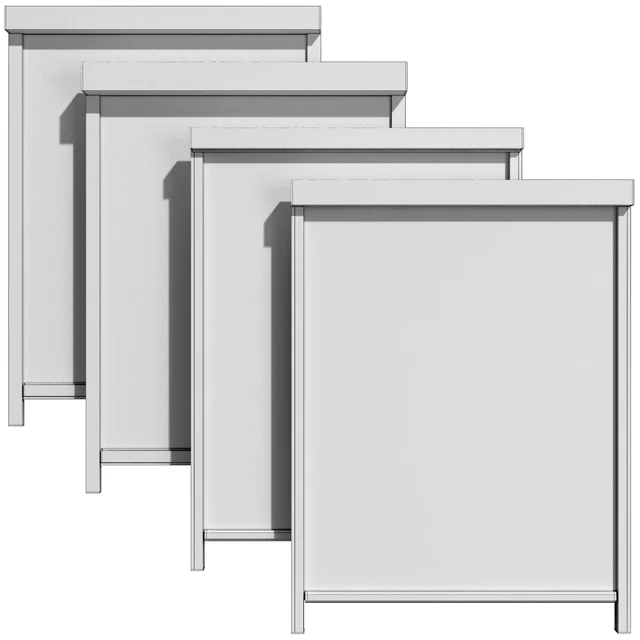 Рулонные шторы жалюзи / Roller blinds set — Скачать