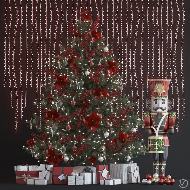 Christmas Tree 16. Vray — Скачать