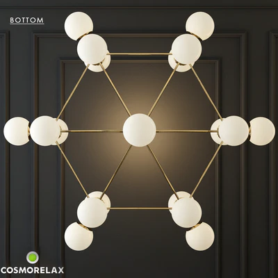 Chandelier modo chandelier white glass designed by jason miller 21 — Вид 2
