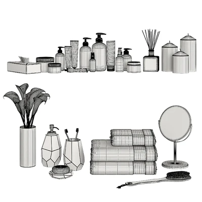 Bathroom Decor Accessories and Cosmetics — Вид 2