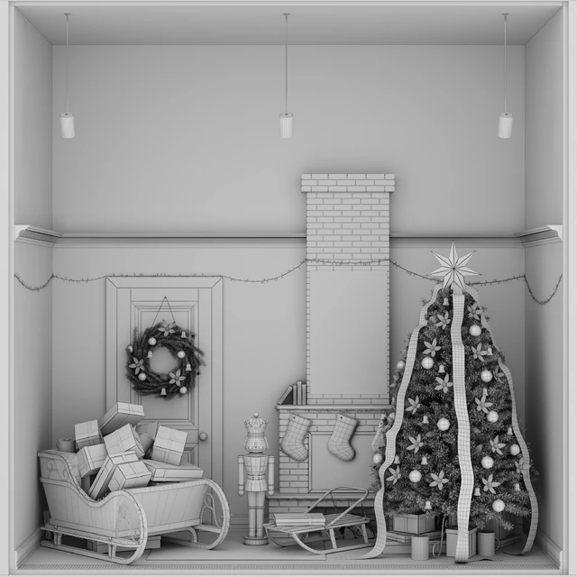 New Year's showcase of the decorative store — Descargar