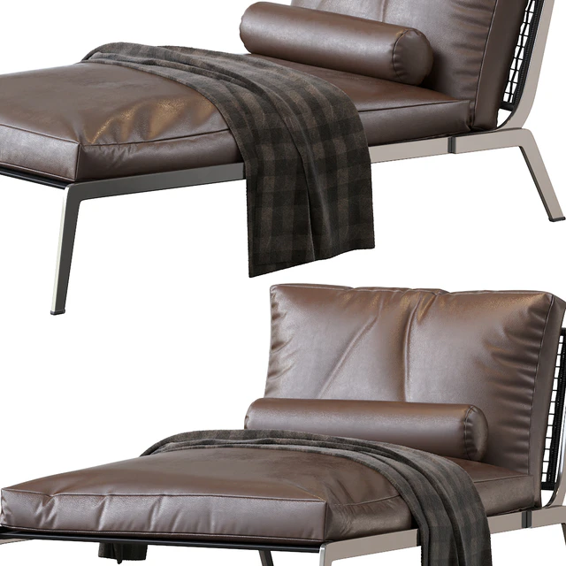 Chaiselongue Flexform Happy — Скачать