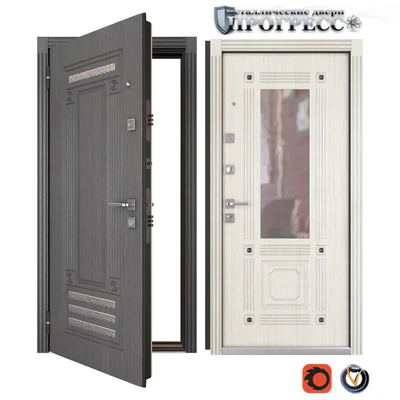 Entrance metal door Progress (Valencia) — Ver 1