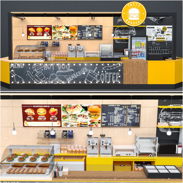 Fastfood And Coffee Kiosk — Descargar
