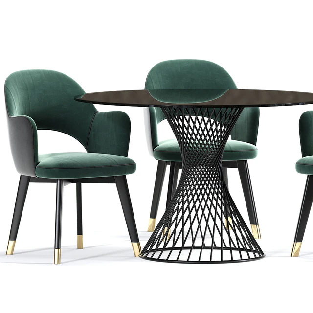 Colette Baxter Arm Dining Chair Set — Descargar