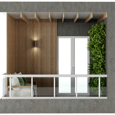 Apartment Modern Balcony 01 — Вид 3
