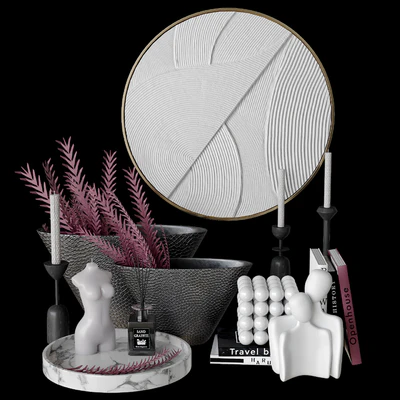 Decorative set with bas-relief — Ver 1