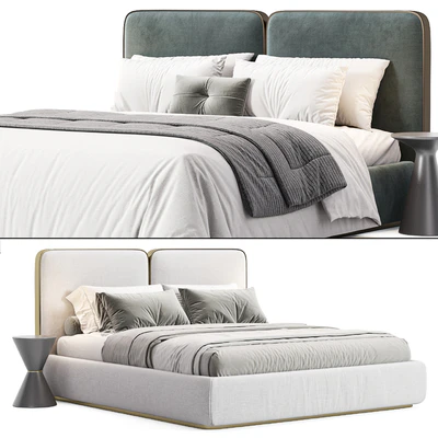 Gem Upholstered King Queen Bed — Вид 2