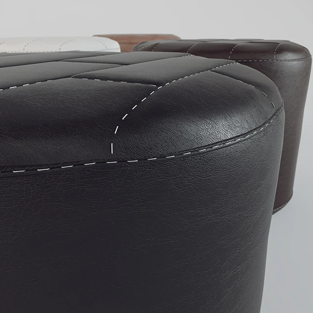 Poof with decorative tie "brick" — Descargar