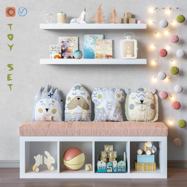 Toys and furniture set 39 — Descargar