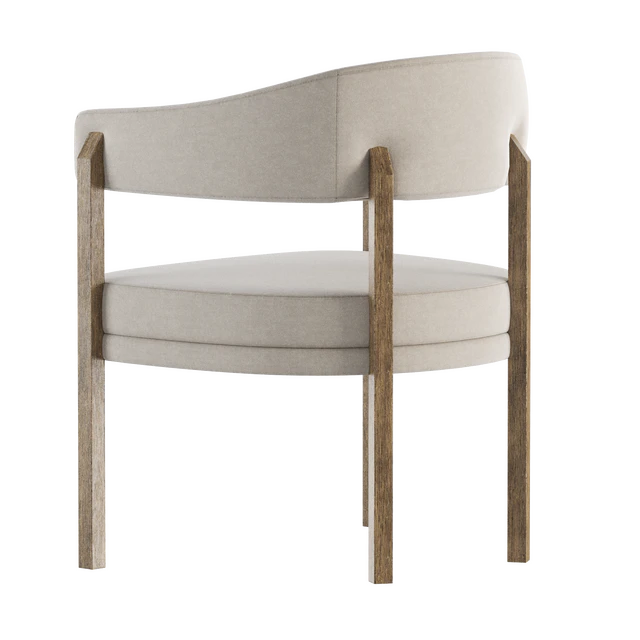 Barrel Dining Chair in Grizzly Taupe — Скачать