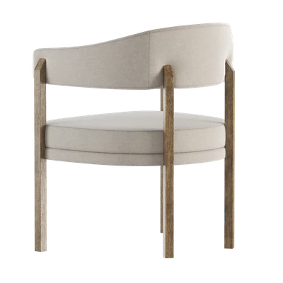 Barrel Dining Chair in Grizzly Taupe — Вид 3