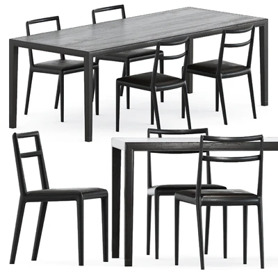Straight back chair and Zhang table by Timeandstyle — Вид 1