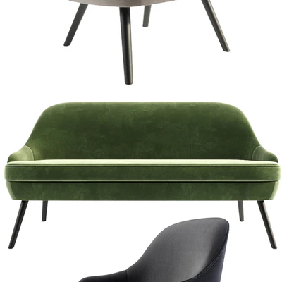 375 walter knoll Armchair And Sofa With Pillow — Вид 2