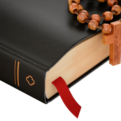 Библия Книга Крестик с чётками — Вид 3