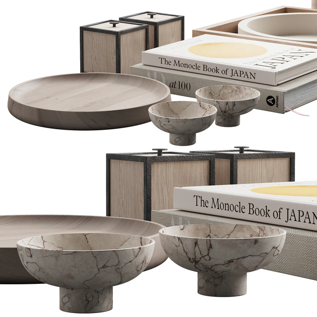 114 decorative set 027 japan style decor P01 — Скачать