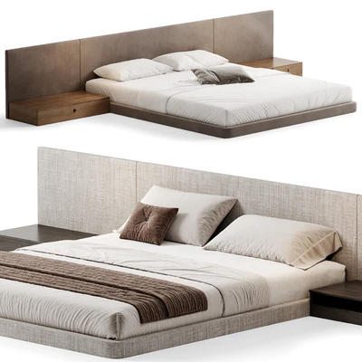 PALISSANDRE Modern Bed, Double bed 01 — Вид 3