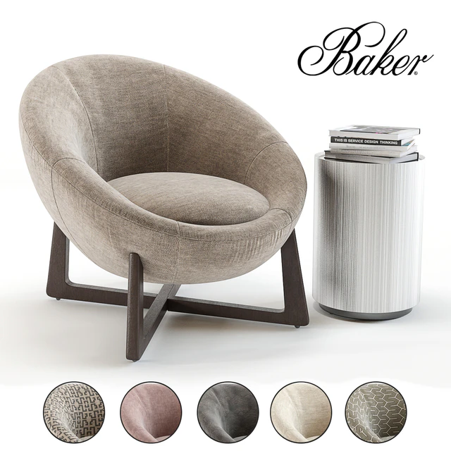 Baker Pod Lounge Chair — Descargar
