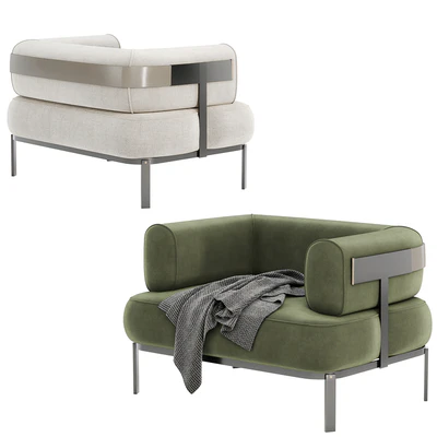 BELT Armchair By BAXTER design — Ver 2