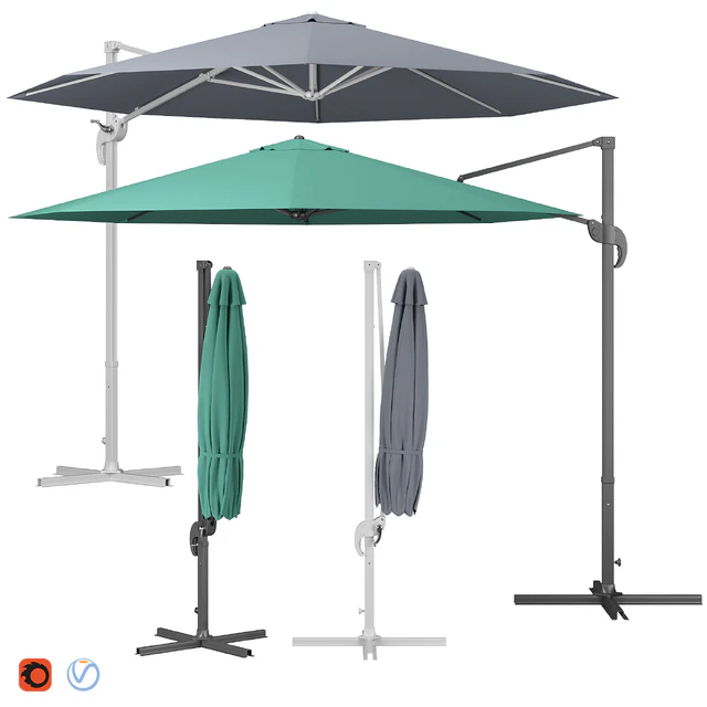 Cantilever Octagonal Parasol — Скачать