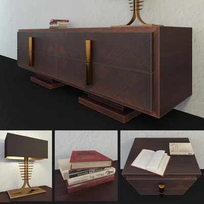 Smania Nestor dresser and nightstand — Ver 2
