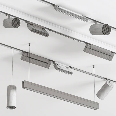 Modern Magnetic Track Lights — Ver 3