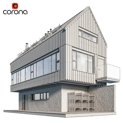 Modern house 07 | night — Вид 4