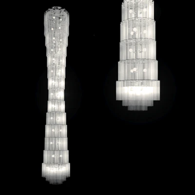 Cascade chandelier Glass Waterfall 452 / 11PF — Ver 1