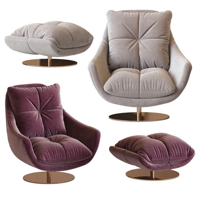 Sophia  Swivel armchair — Скачать