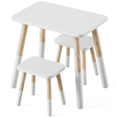 Wooden children's table and chairs by Sklum — Ver 2