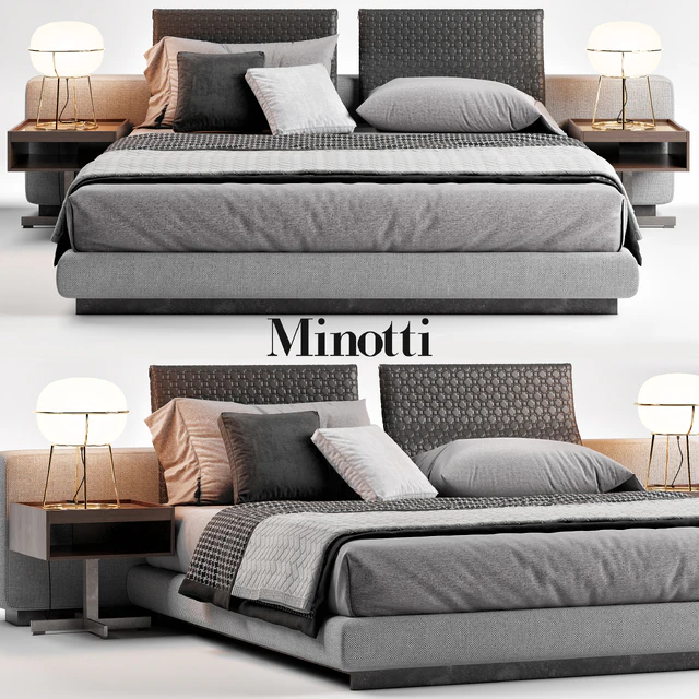 Minotti Yang Bed — Descargar