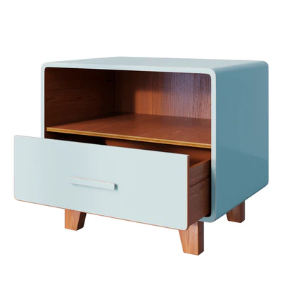 Curbstone Cosgrove 1 Drawer Nightstand Aqua — Ver 1