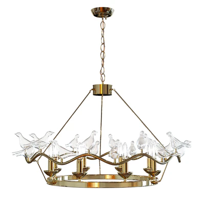 Favorite 1750-9P Chandelier Pajaritos — Ver 1