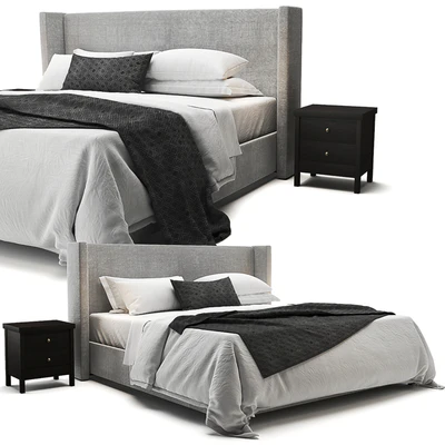 Elliot Shelter Upholstered Bed — Вид 3