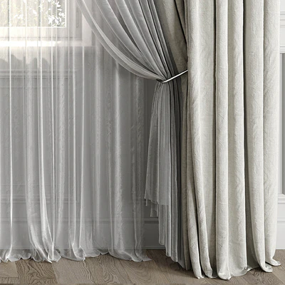 Curtains with window 499C — Ver 5