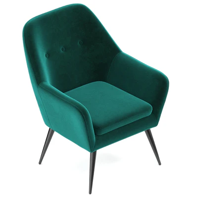 Memphis velvet armchair — Ver 3