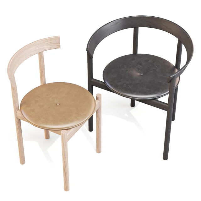 Herman Miller: Comma - Dining Chairs Set 02 — Скачать