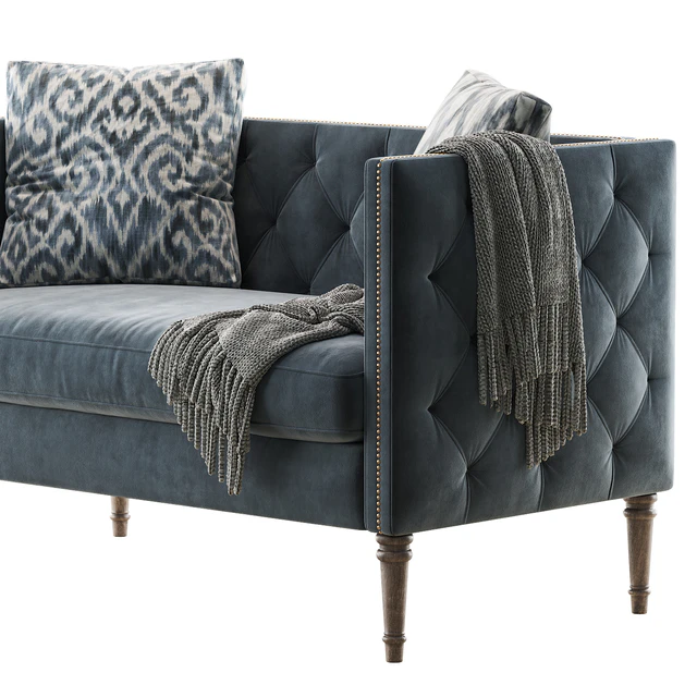 Vanves Chesterfield Settee — Скачать