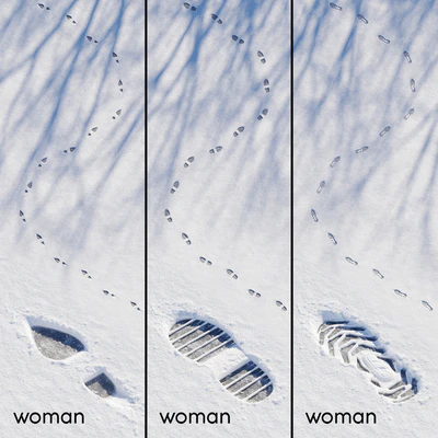 Prints in the snow — Ver 2