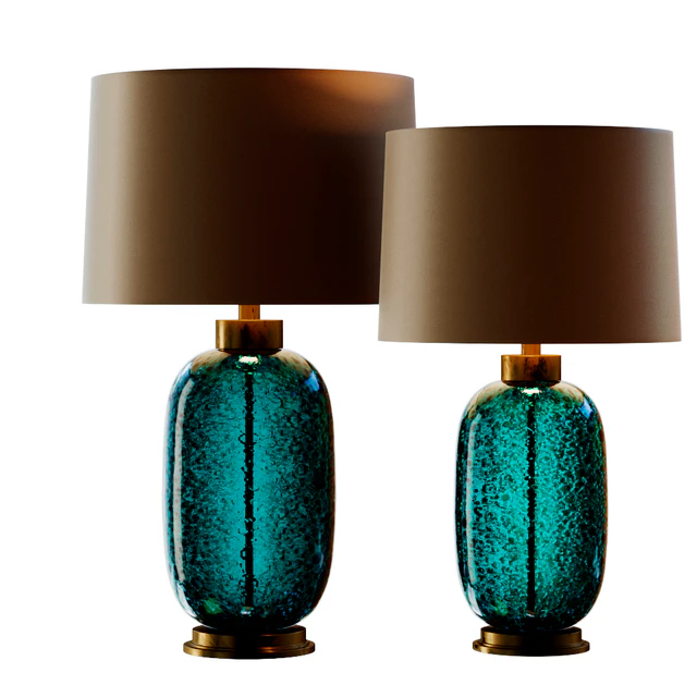 Mid Century Studio Art Glass Buffet Lamp.2 — Descargar