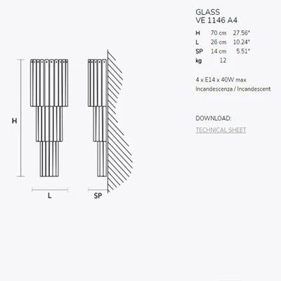 Masiero glass VE 1146 A4 — Вид 2
