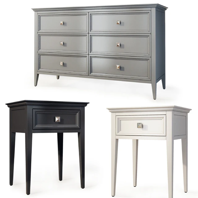 Chest of drawers and bedside tables RFS Brooklyn. Bedside table, dresser by MebelMoscow — Descargar
