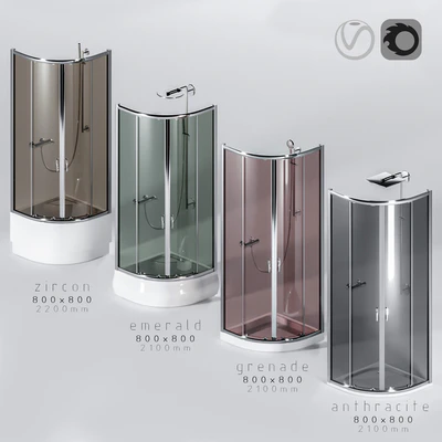 Shower Cabins 4pcs — Вид 1
