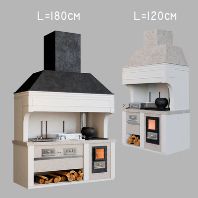 Stationary barbecue — Ver 1