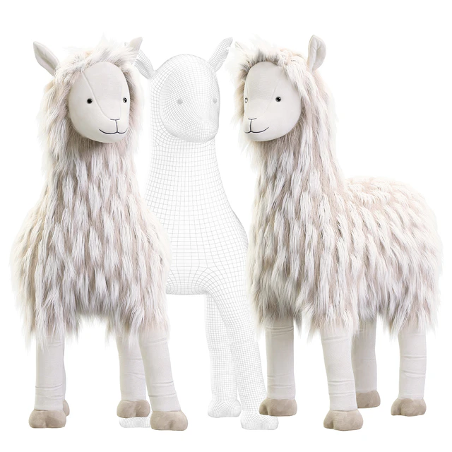 Pottery Barn plush liama Labradoodle Giraffe — Descargar