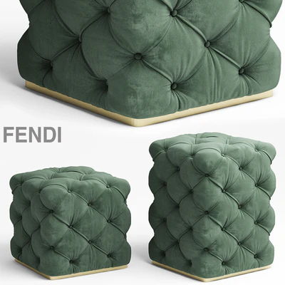 Poof fendi Kubus Ottoman — Ver 1