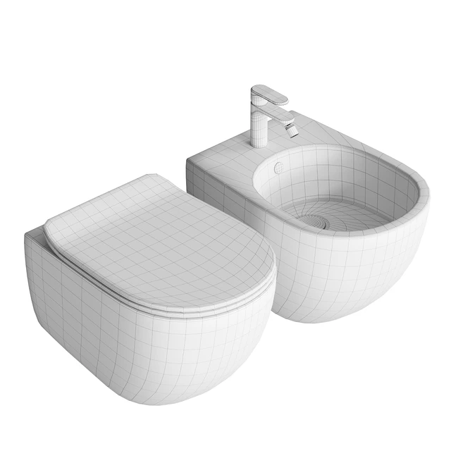 Toilet and bidet Artceram FILE 2.0 — Скачать
