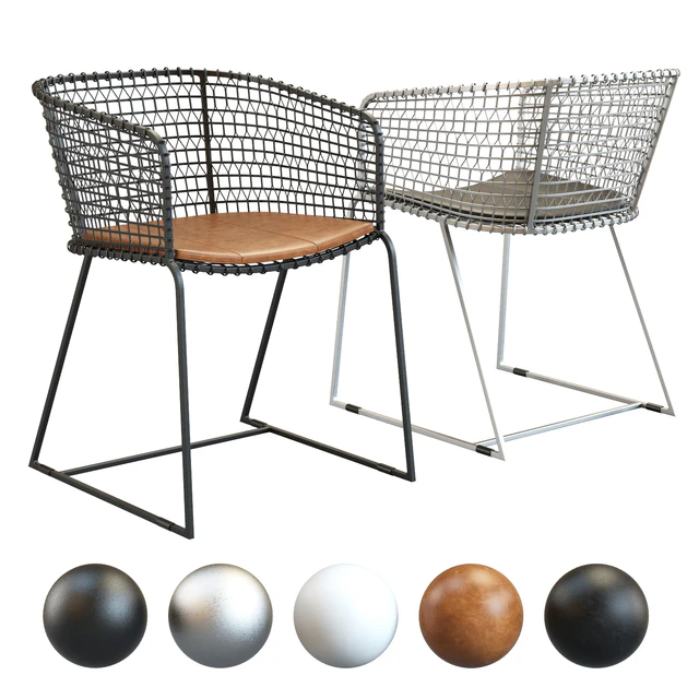Crate & Barrel Tig Barrel Dining Chair — Descargar