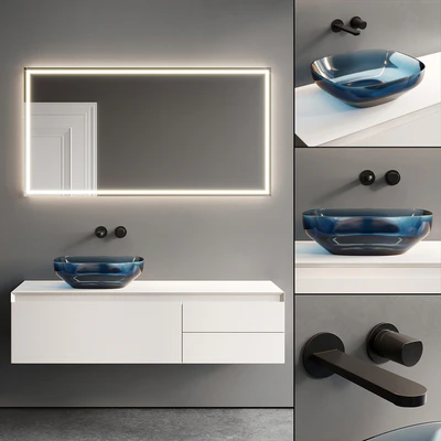 Antonio Lupi Panta Rei Vanity Unit Set 4 — Вид 1