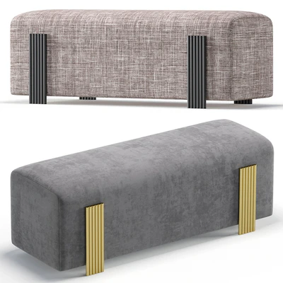 Bench Carrollin by Cazarina Interiors 3 Colors Version/банкетка Кэрроллин — Вид 3